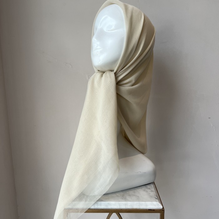 KHANAAN + PARIS SCARF - Peach