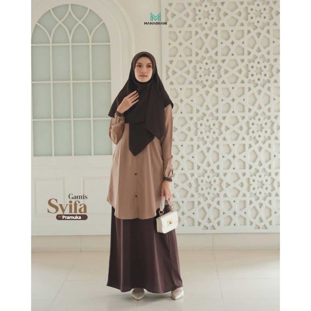 Syifa Dress Seragam pemda, Seragam Dinas, Sergam Khaki, Baju PNS, Baju Pemda