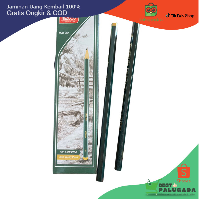 

pensil 2B high quality 12pc/box