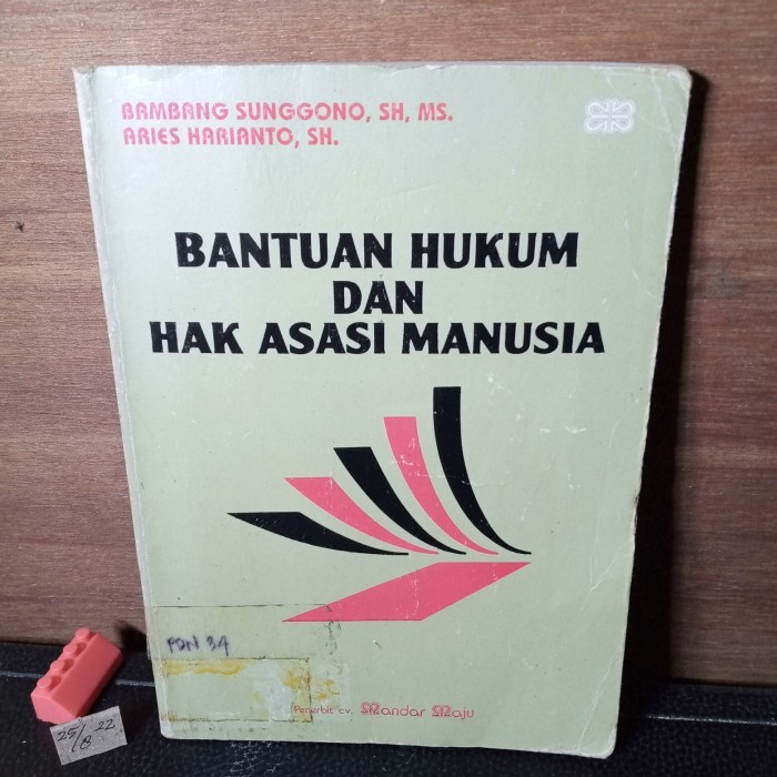 buku bantuan hukum dan hak asasi manusia ex perpus 168 hal