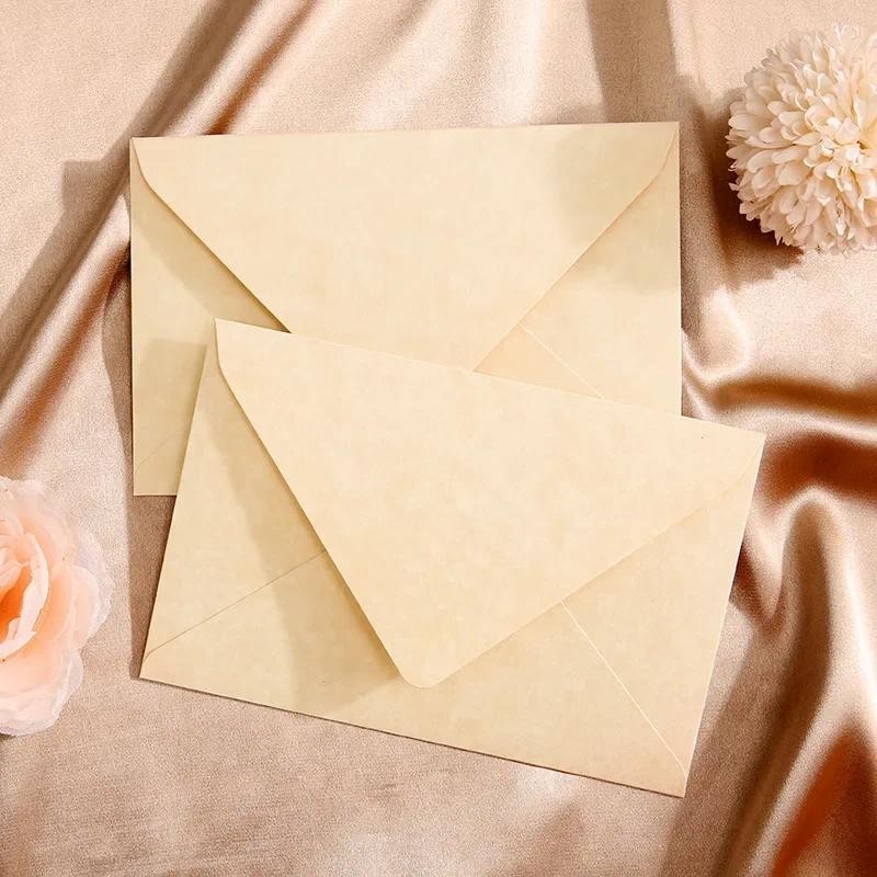 

20/30/40pcs/lot Envelope High-grade 250g Paper 165x110mm Envelopes for Wedding Invitations Stationery Small Business Supplies