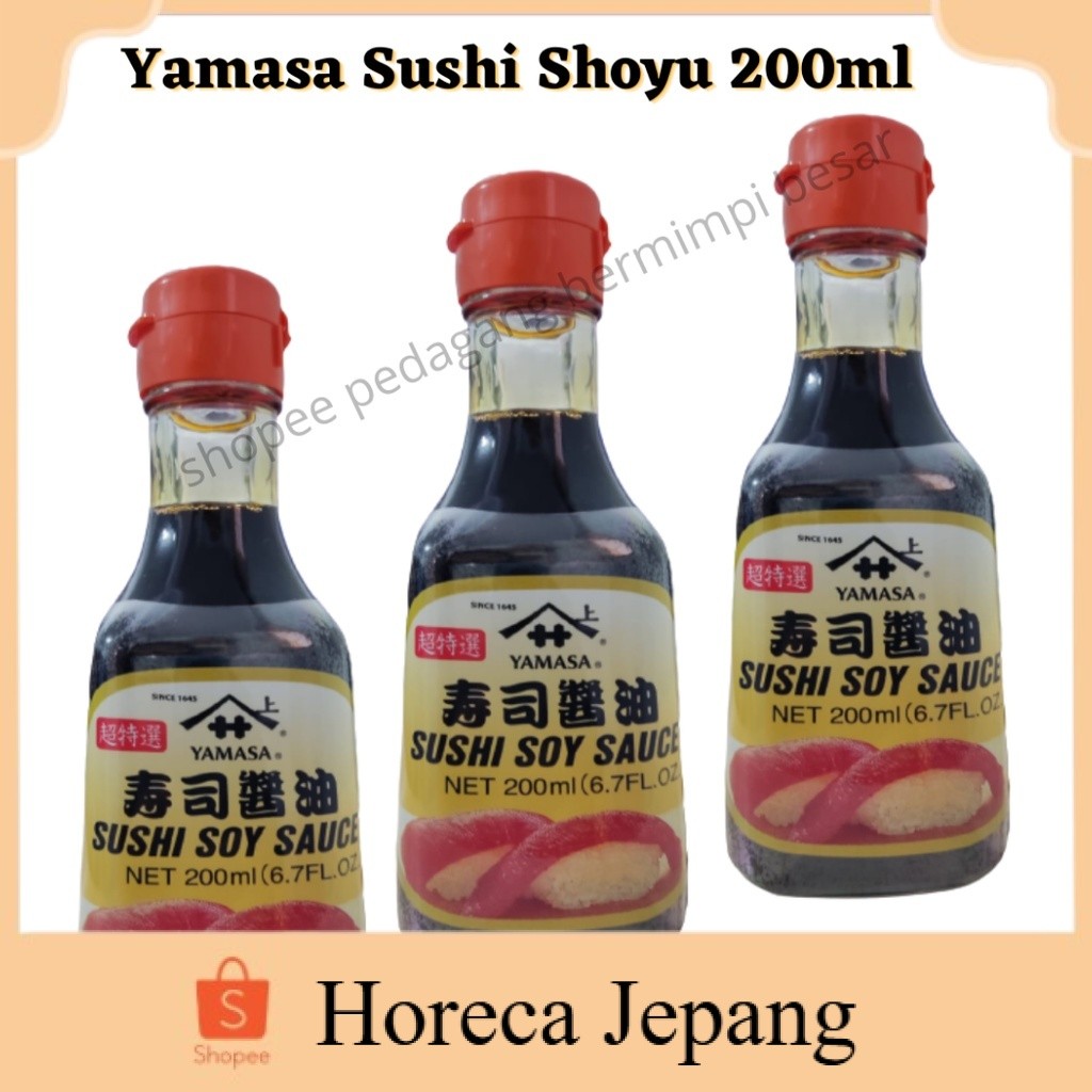 

Yamasa Premium Sushi Soy Sauce 200ml / Yamasa Sushi Shoyu 200ml