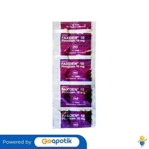 Faxiden 10 Mg Strip 10 Kaplet