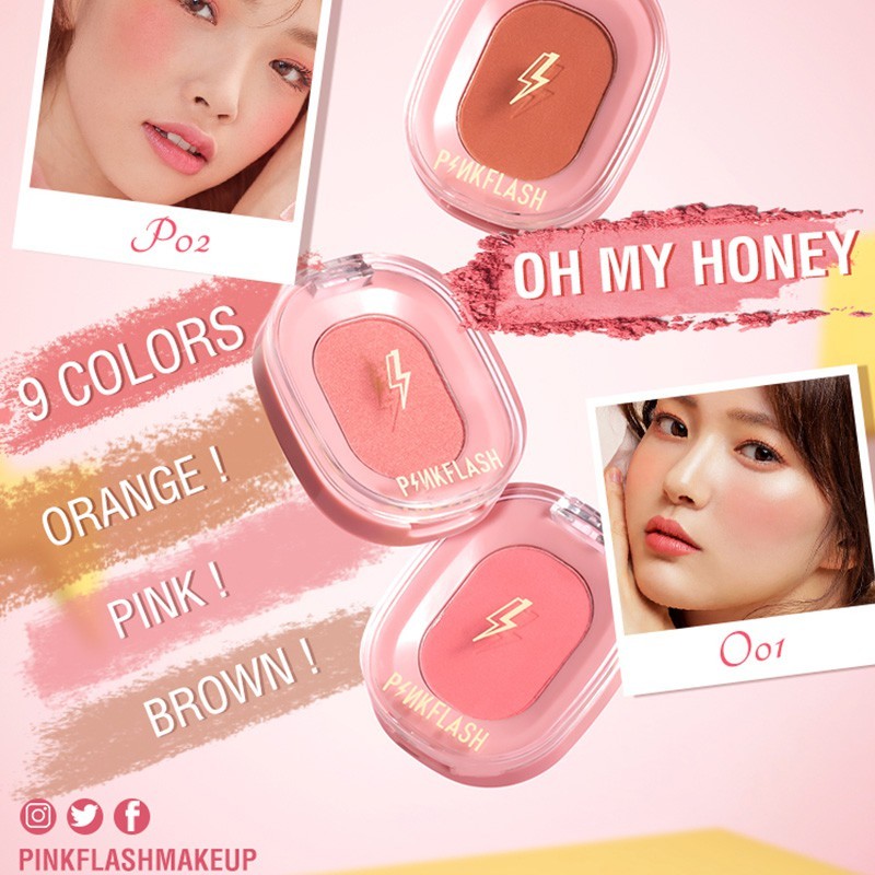 PinkFlash Blush On PinkFlash Blush PinkFlash Blush On Powder PinkFlash BlushOn PinkFlash Blush On Pi