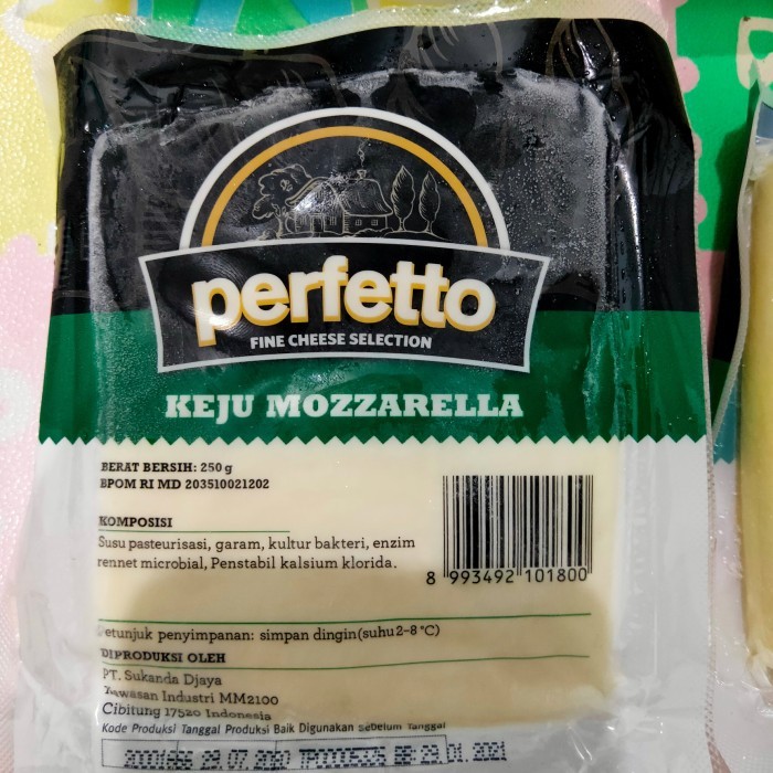 

Keju mozarella PERFETTO 250 gr