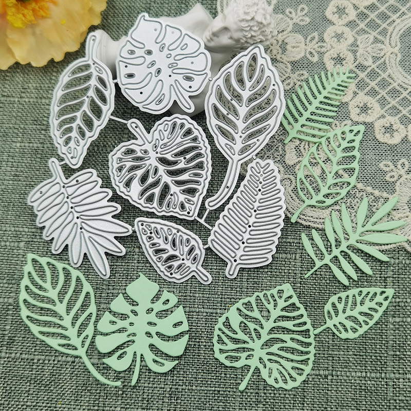 

Leaf 7 Cutting Dies Embossing Scrapbook Papercutting Greeting Cards Knife Mold Decorative Crafts Punch Stencil