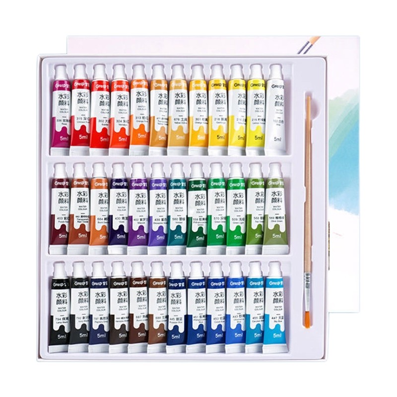 

12/18/24/36 Colors Gouache Watercolor Paint Tubes Set Non Toxic Vivid Pigments for Professional Artist Kids Art Student