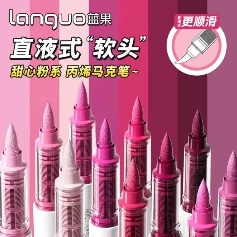 

126/9 Colors Direct Liquid Acrylic Paint Marker Pen Brush Marker DIY Painting Drawing for Glass School Art Supplies Stationery