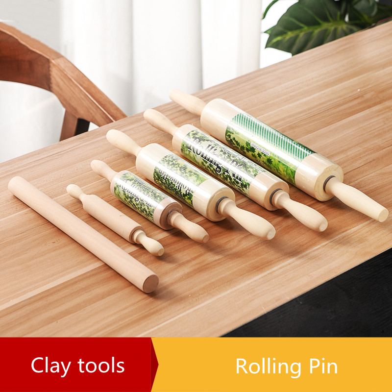 

Wooden Ceramic Rolling Tool Soft Mud Roller Rolling pin for Mud Pieces forming，Pottery Ceramics Tools，Rolling Clay Stick