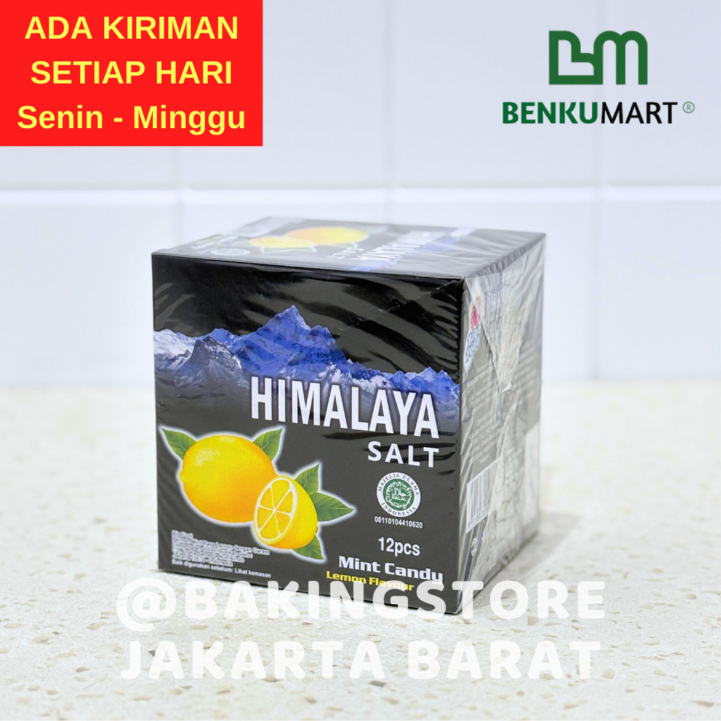 

[BOX] Permen Himalaya Salt Candy (12 x 15 gr) | Himalaya Mint Candy Lemon Flavour [BOX]