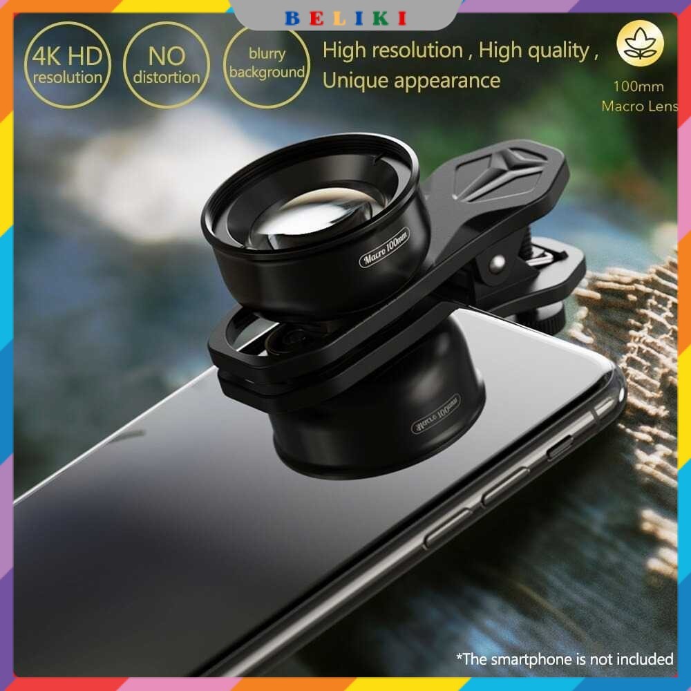 Lensa Kamera Smartphone Macro Lens Universal HD 100mm - APEXEL APL-HB100mm
