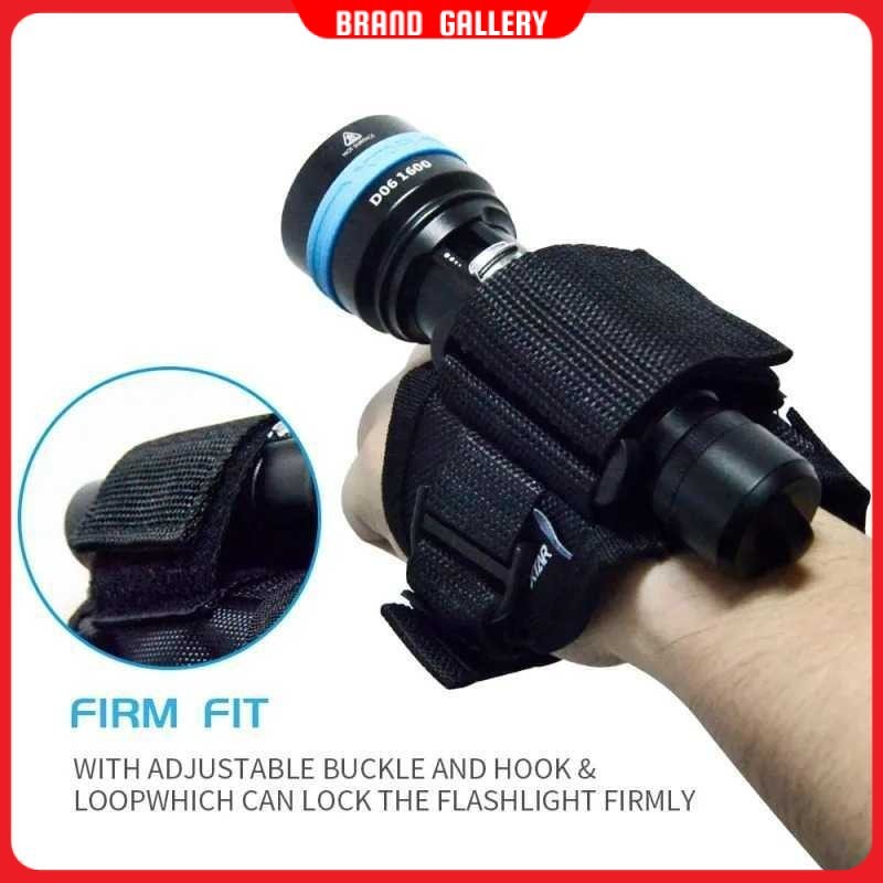 Pegangan Senter Selam Wrist Strap Diving Flashlight Adjustable - XTAR