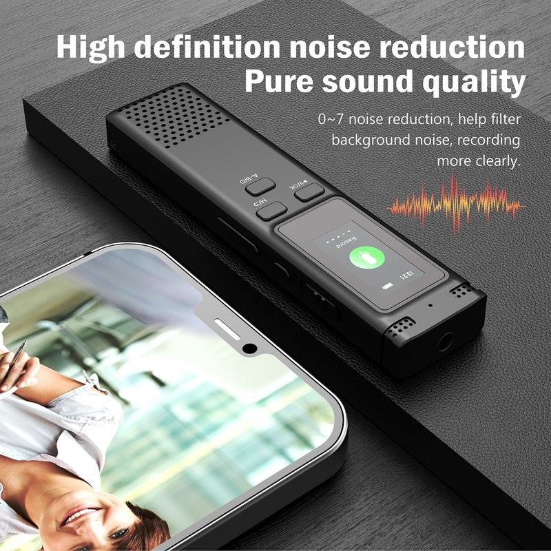 Voice Recording Pen Audio Recorder Pen Recorder Portable Recording Device Noise Reduction MP3 Playba