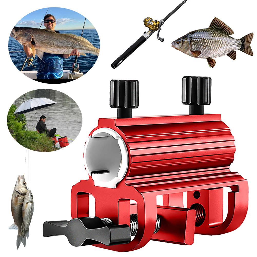 Fishing Chair Umbrella Stand Multifunctional Portable Umbrella Bracket Umbrella Fixed Clip for Patio