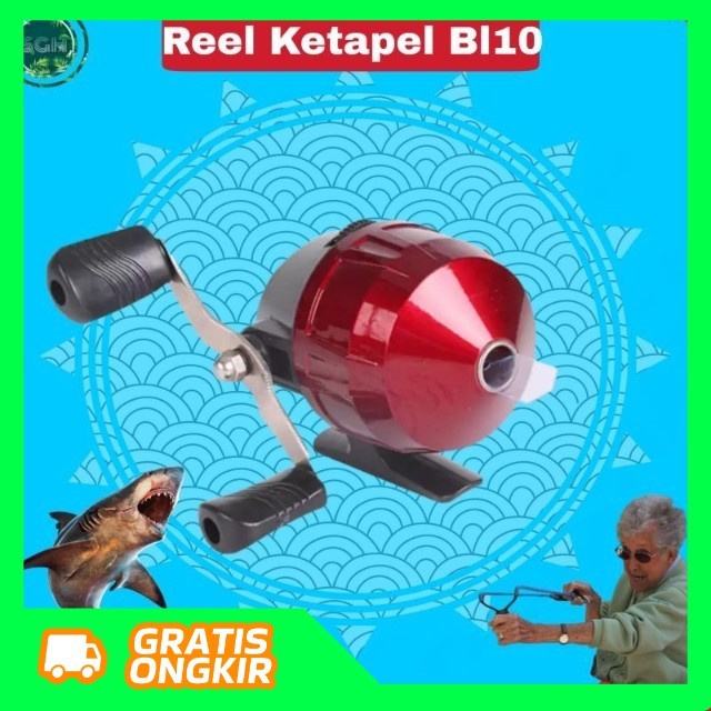 REEL PANCING KETAPEL GULUNGAN KETAPEL PASER IKAN KETAPEL IKAN SLINGSHOT