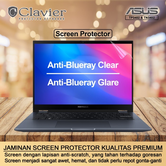 Cover Garskin Laptop Asus VivoBook S 14 Flip TN3402 TN3402Q TN3402QA - BLUERAY GLARE