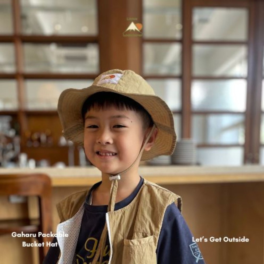 LITTLE WANDERER Gaharu Packable Hat | Topi Lipat Anak