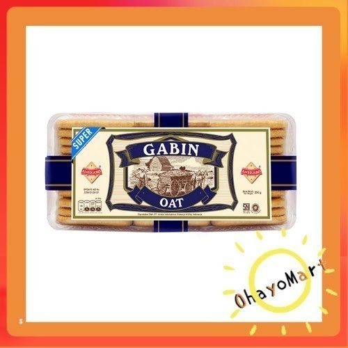 

Biskuit Gabin Super Oat Original/ Anekabis Super Oat biscuits 350grm