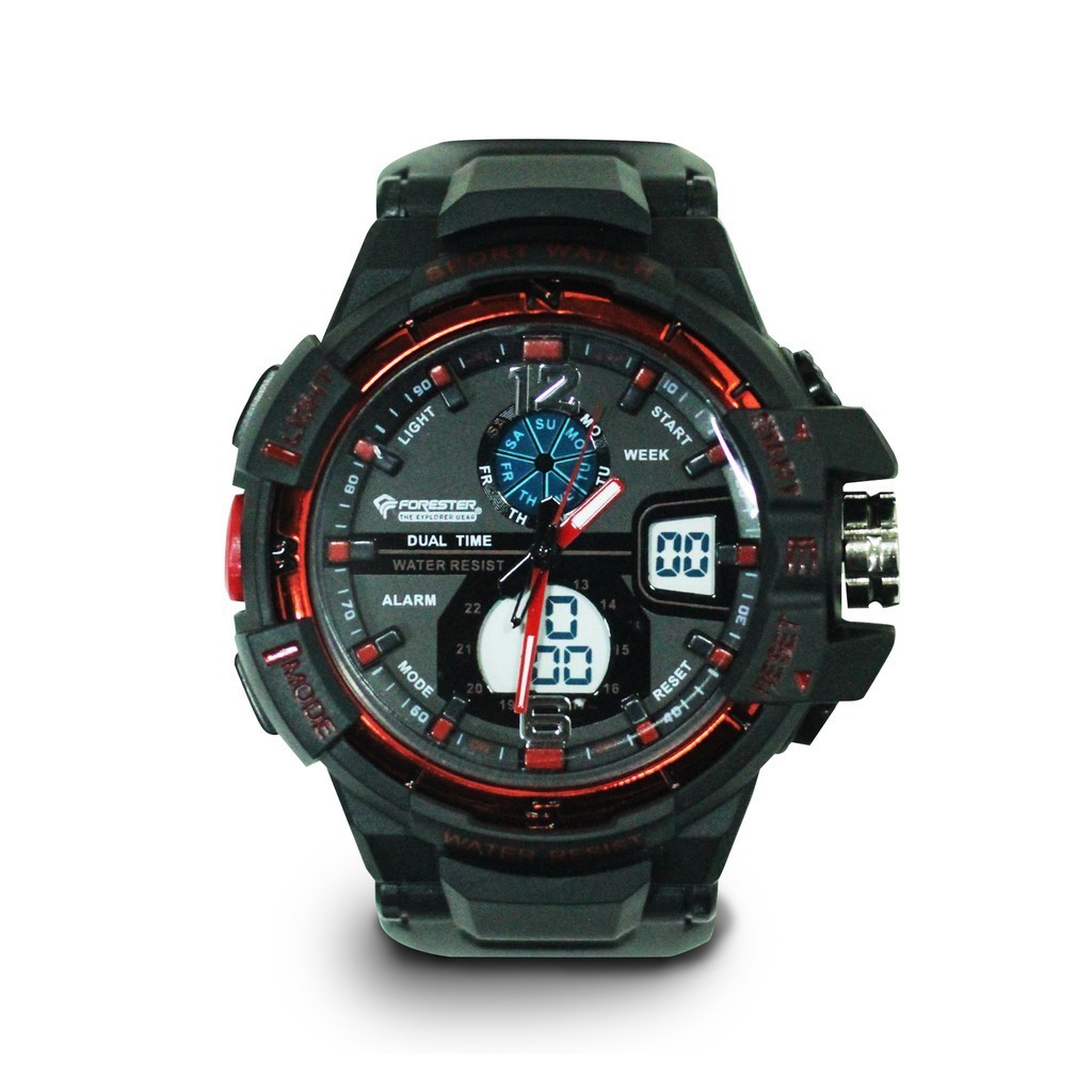 Forester JTF 1001 Jam Digital Analog - Jam Tangan Digital Analog Anti Air
