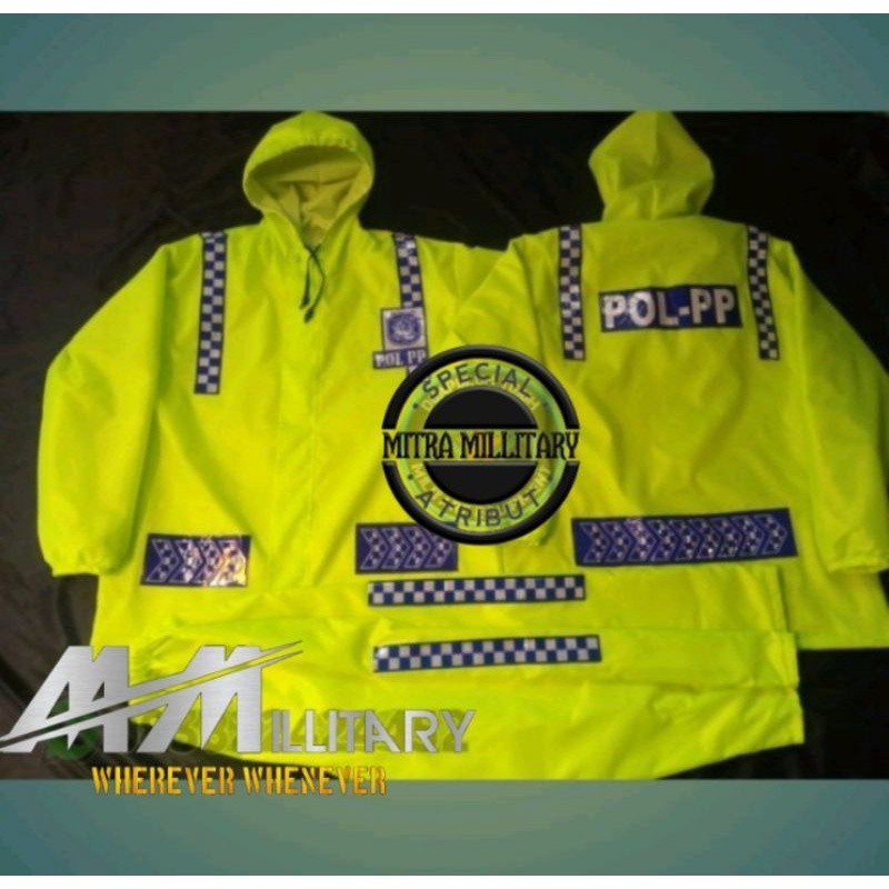 IB - JAS HUJAN POL PP / MANTEL HUJAN SATPOL PP GRADE - A