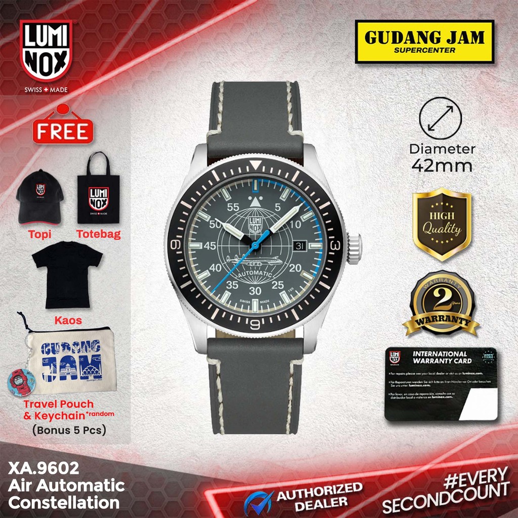 Jam Tangan Pria Analog LUMINOX XA.9602 Air Automatic Constellation