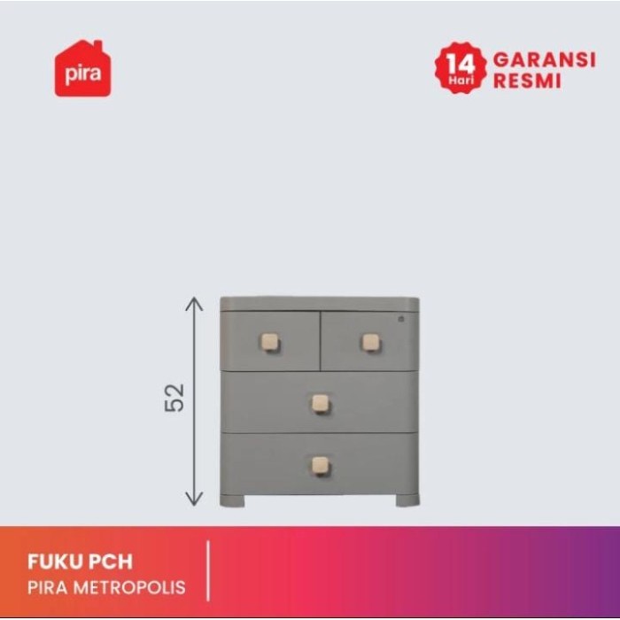 PIRA METROPOLIS - FUKU PCH Lemari Laci / Laci Plastik / Lemari Susun Plastik / Lemari Laci Plastik -