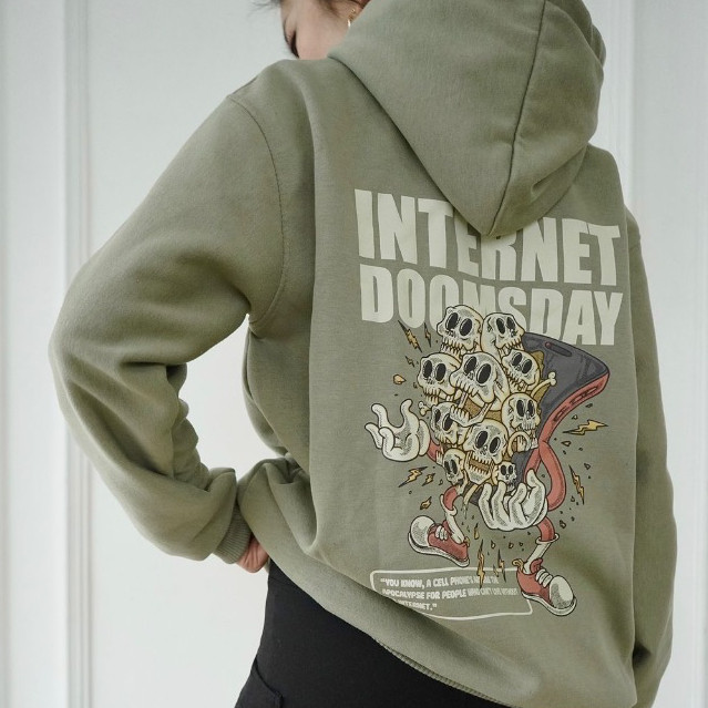 jl86yh HODISO - Internet Hoodie Jumper Pullover