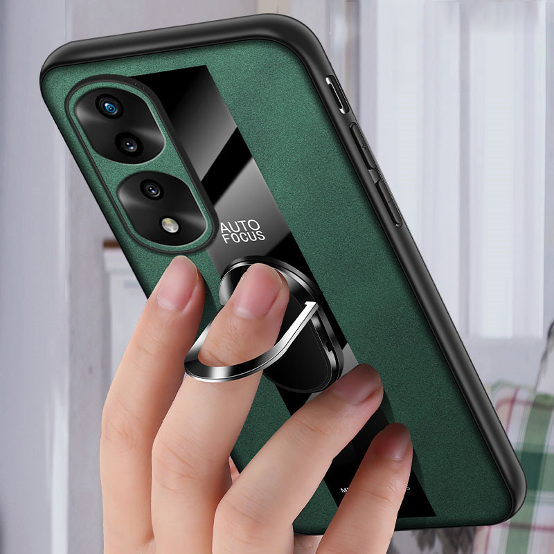 Phone Case for Honor 80 SE 5G Kasus Kulit Benar Berbeku Anti Drop untuk Phone Case for Honor 80 Pro 