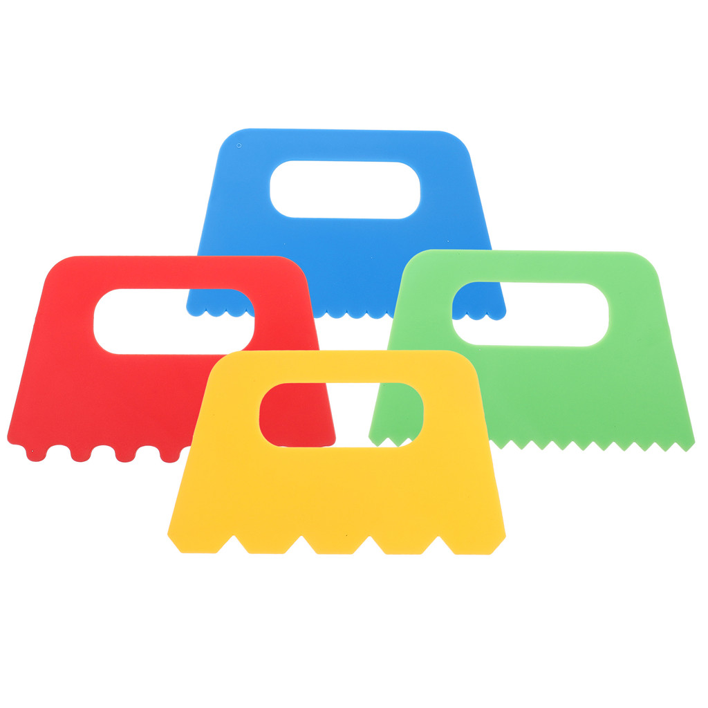 

4 Pcs Paint Graffiti Brush Painting Tools for Kids Creative Pigment DIY Crafts Drawing Children Plastic