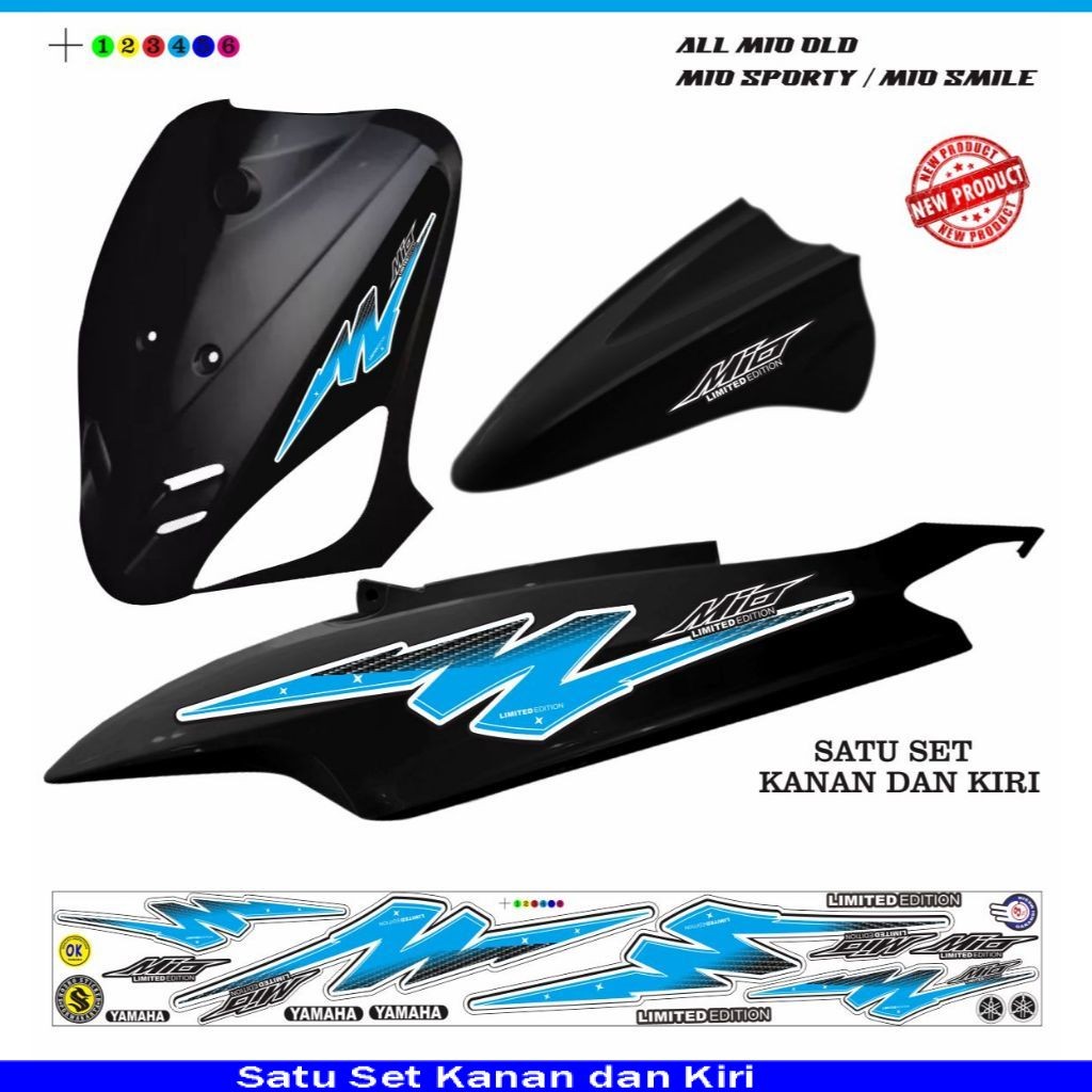 VARIASI STIKER MIO SMILE DAN MIO SPORTY STRIPING Variasi racing