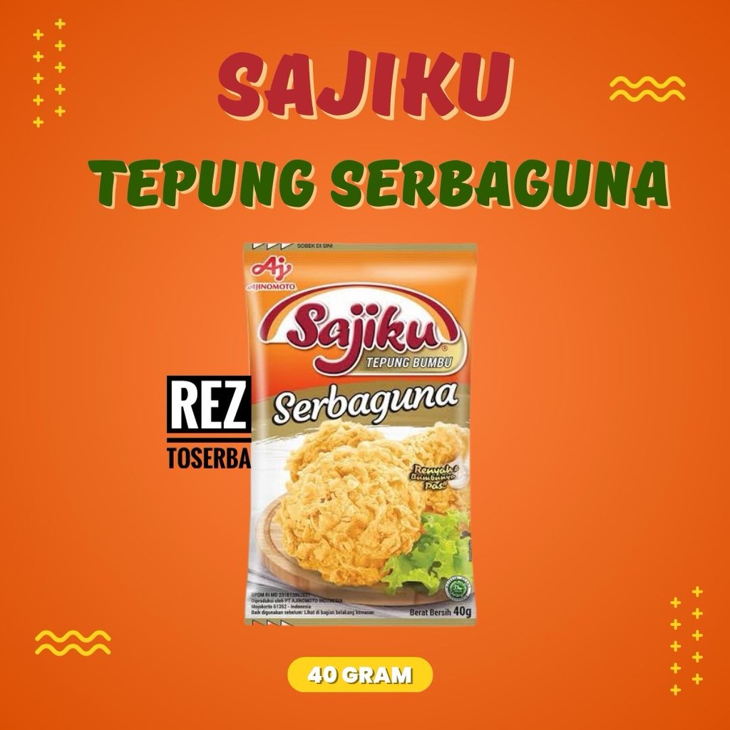 

Sajiku Tepung Serbaguna 40 Gr / Tepung Renyah