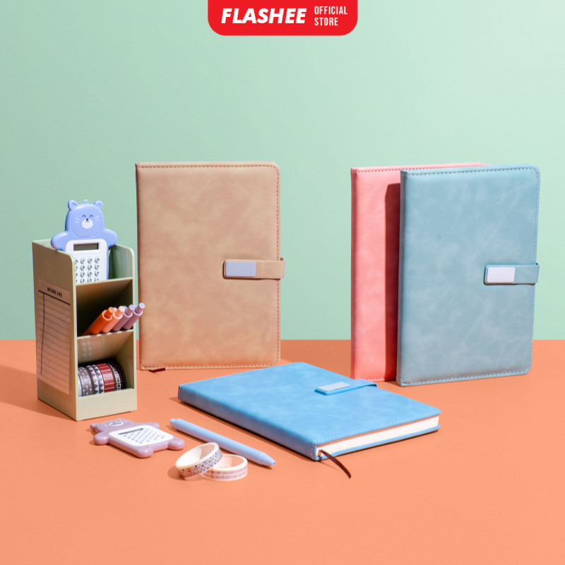 

Notebook A5 Meeting Planner Notepad Agenda Catatan Diary Binder A5 Buku Tulis Cover Kulit