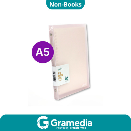 

[Gramedia Cijantung] Estudee Slim Binder Note A5 Pink