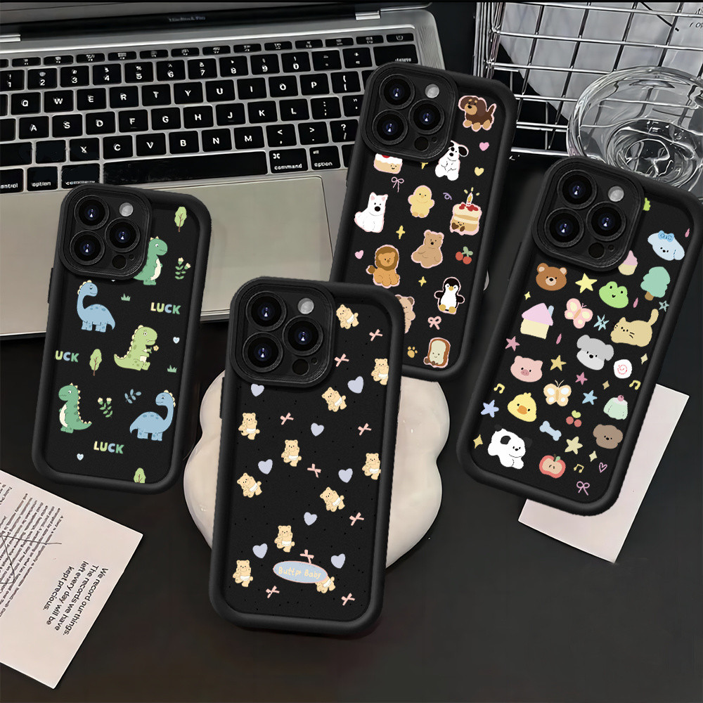 Casing hp ITEL P40 Plus P50 P55 Plus S23 S23Plus itelA04 A05S A60 A70 RS4 Graffiti animal avatar Sof