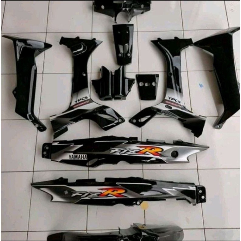 Cover body full f1zr fizr full set halus Hitam