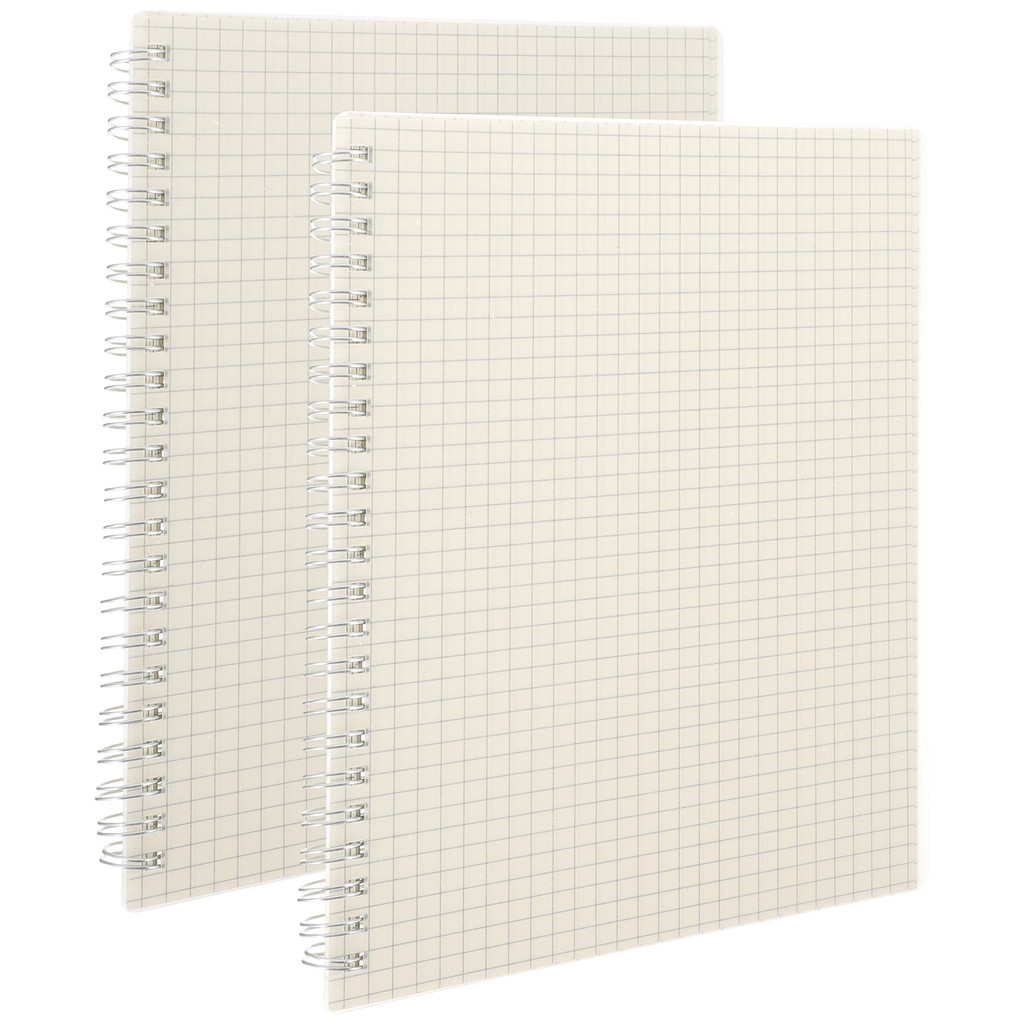 

2 Pcs Graph Notebook Notebooks for Work Graphing Spiral Journal The Students Supplies Paper Math Notepad Grid Office