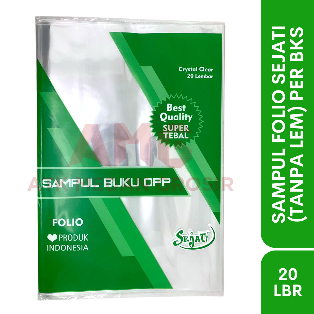 

SAMPUL BUKU PLASTIK UKURAN FOLIO (TANPA LEM) 20LBR TEBAL SEJATI