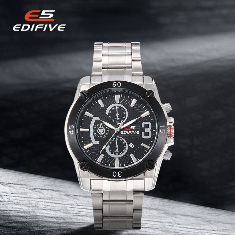 Jam Tangan Pria Luxury Stainless Steel Sport Quartz Original Anti Air Watch