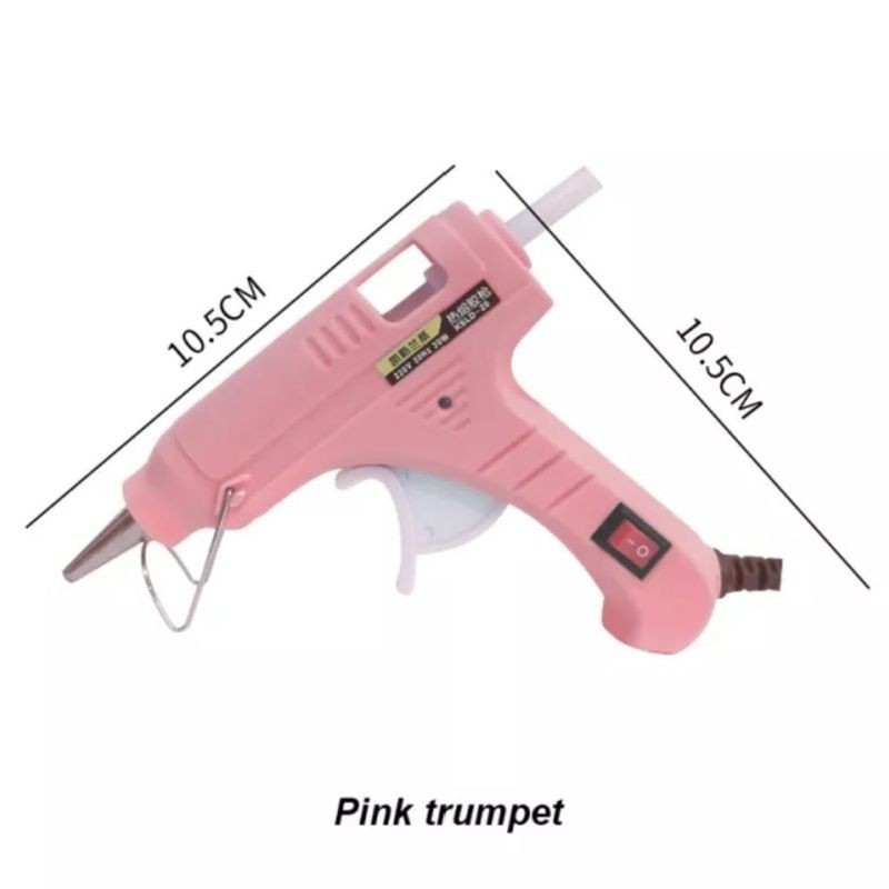 PISTOL LEM TEMBAK / HOT MELT GLUE GUN MINI ON-OFF 20 WATT