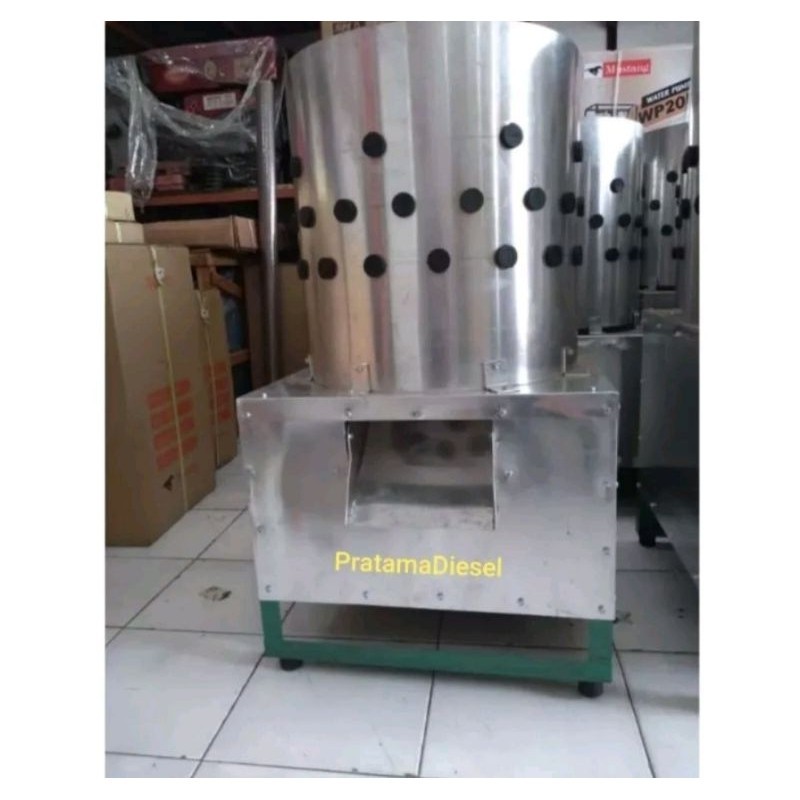 Mesin cabut bulu ayam/perontok bulu ayam + dinamo 1/2 pk siap pakai