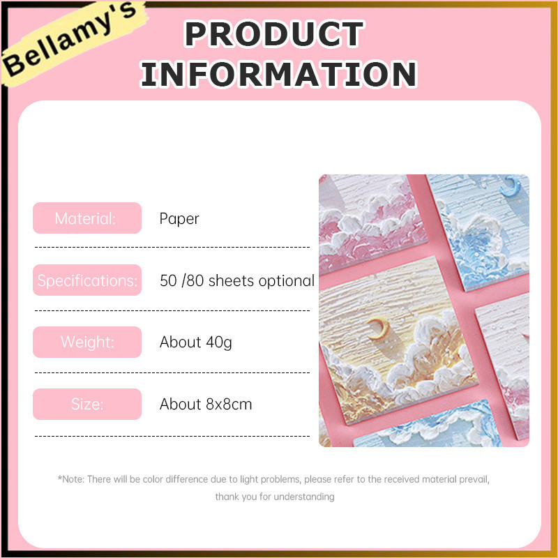 

COD ❤️ Lukisan Cat Minyak Pemandangan, Catatan Catatan Buku Besar Bahan Buku ,Besar Bahan Memo ,Buku Memo, yang Dapat Ditempel Kertas Memo-bellamy.idd