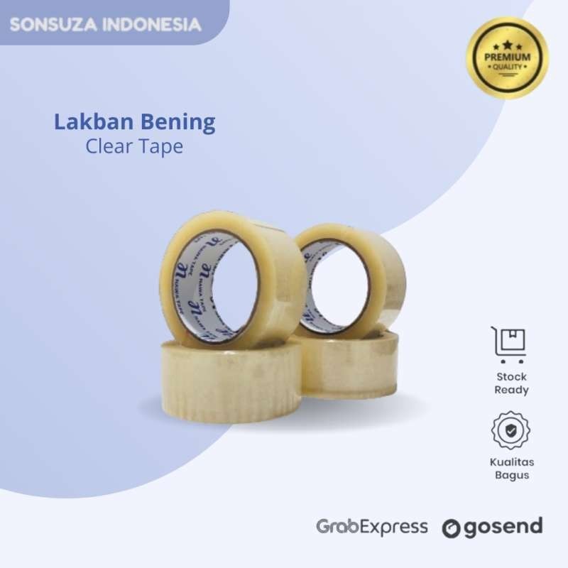 

Lakban Bening 100 Yard X 45mm Kualitas terbaik