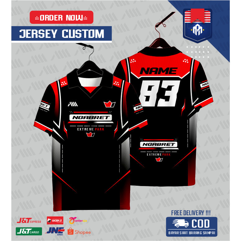 AM REAL.ID // jersey racing custom / jersey racing merah /jersey racing satuan /jersey racing keren 