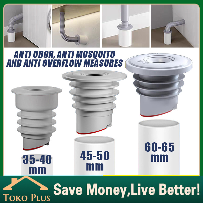 Floor Drain Trap Plastik Dengan Ring Karet Tutup Lubang Floor Drain Mesin Cuci Saringan Got Kamar Ma