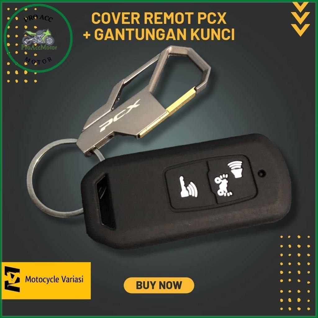 Cover Remot Pcx 160 + Gantungan Kunci Pcx 160 Bahan Stainless Premium