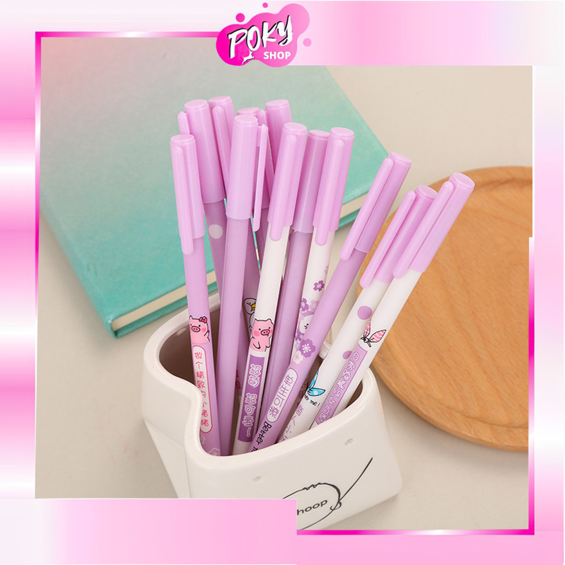 

POKY - S5717 Pulpen Gel Motif Cartoon Ungu Space Girl / Pulpen Korea Pelajar & Kantor / Pulpen Aesthetic / Pena Gel Lucu Import