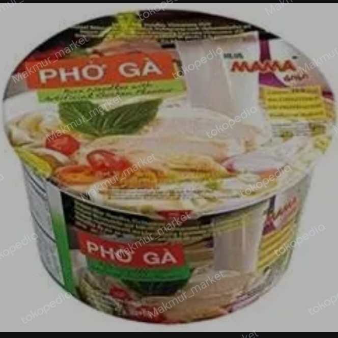 

MAMA RICE NOODLS CHICK PHO GA BOWL 65GR