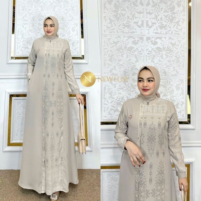 TERMURAH//PROMO//CUCIGUDANG gamis new lusy original terbaru