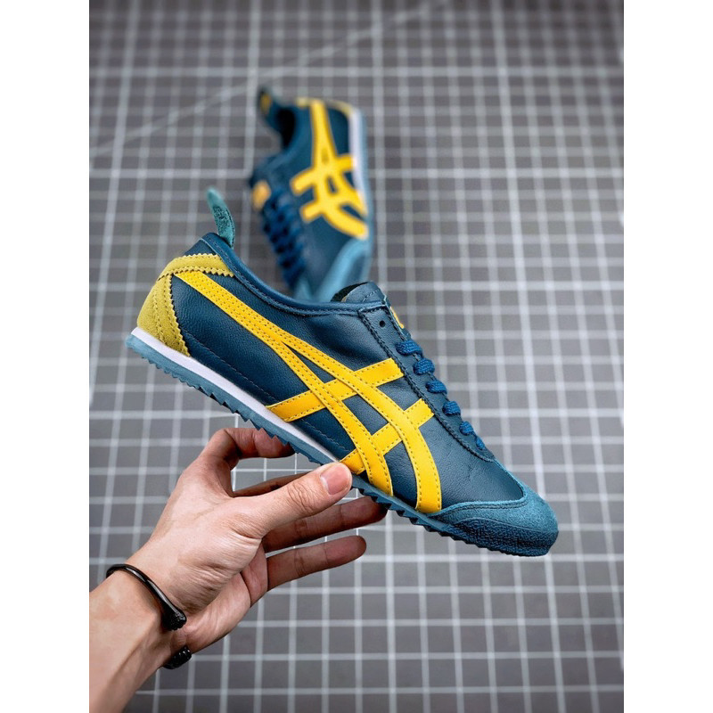 Sepatu Onitsuka Deluxe Blue Yellow