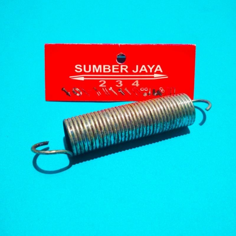 Per Tarik Panjang 90 MM Diameter Kawat 2 MM Pir Pegas Spring Peer Lentur 12 X 16 X 2 TERMURAH